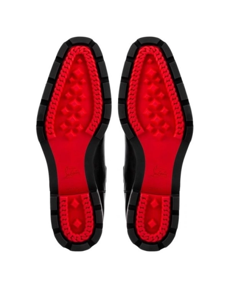 cheap Christian Louboutin Boot Melon Spikes Black black Mat Calf sale