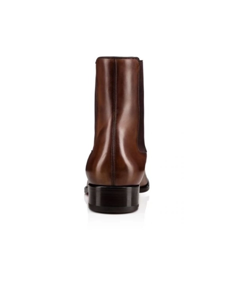 cheap Christian Louboutin Boot Sanson Havane Leather sale