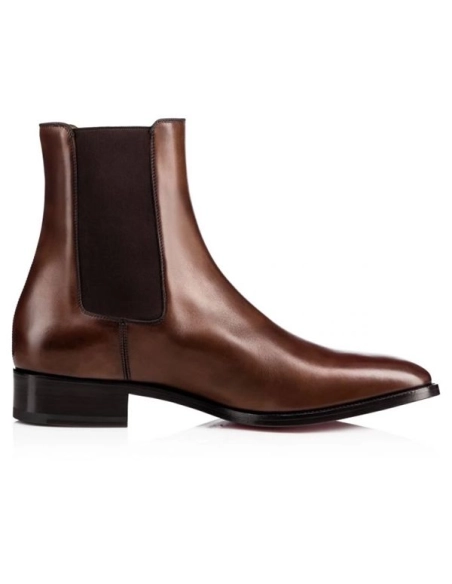 cheap Christian Louboutin Boot Sanson Havane Leather sale