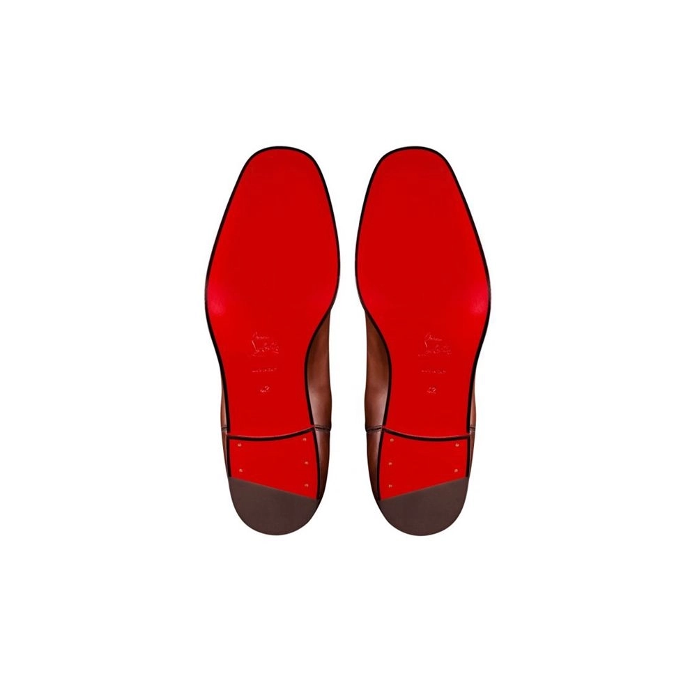 cheap Christian Louboutin Boot Sanson Havane Leather sale