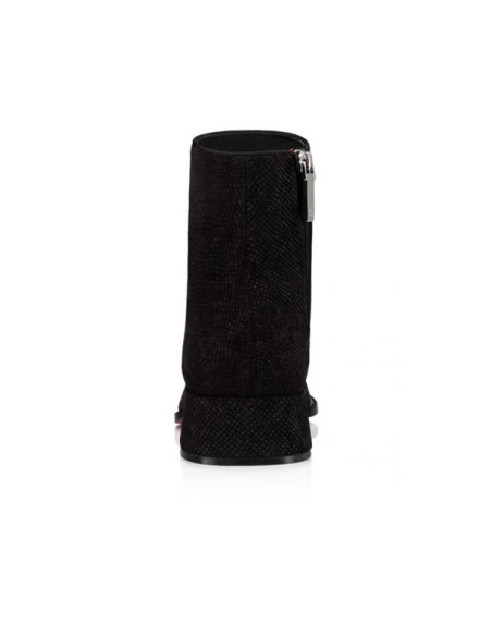 cheap Christian Louboutin Boot Fever Black Shoe sale