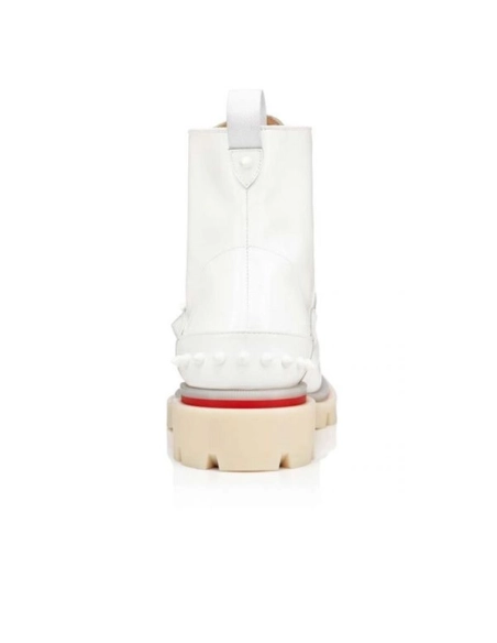 cheap Christian Louboutin Boot Our Georges B Bianco White Calf sale