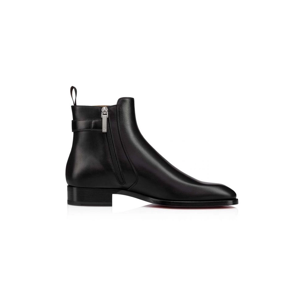 cheap Christian Louboutin Boot Validobi Black Calf sale
