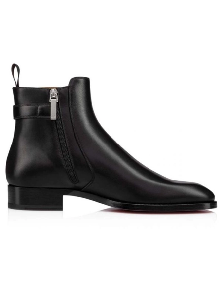 cheap Christian Louboutin Boot Validobi Black Calf sale
