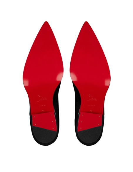 Cheap Christian Louboutin Eliviss Uomo Oxford Patent Calf Leather Black on Sale