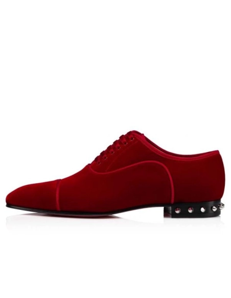 cheap Christian Louboutin Oxford So Greggo Loubi Red Shoe sale