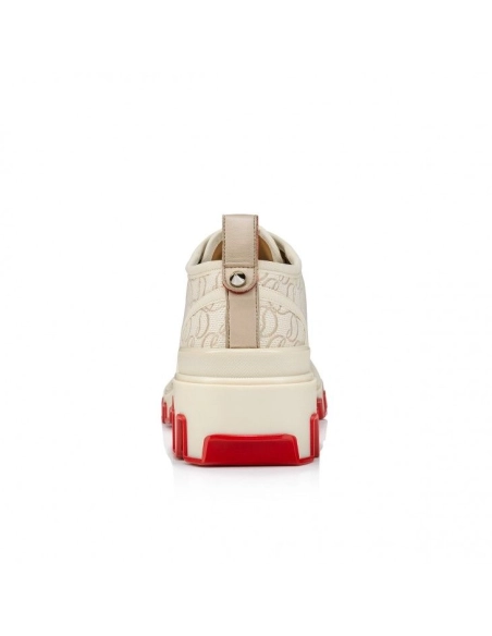 Cheap Christian Louboutin Panamic Dune Derbies Jacquard Monogram Cl Natural on Sale, Discount CL Shoes Outlet Store