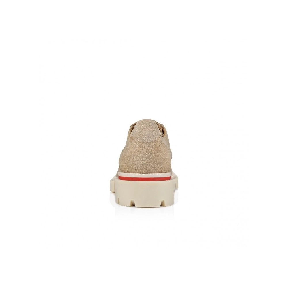 Fake Christian Louboutin Our Georges L Derbies Calf Leather Saharienne, Replica Christian Louboutin Shoes