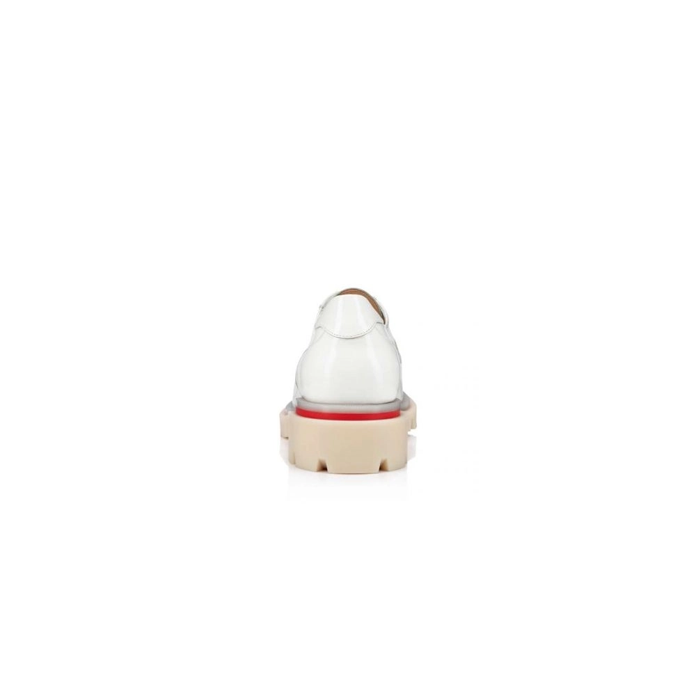 cheap Christian Louboutin Derby Our Georges L Bianco Calf sale