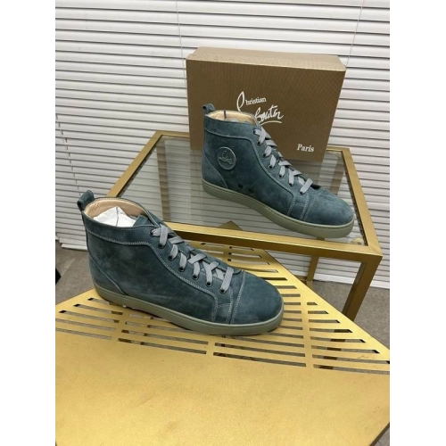 Cheap Christian Louboutin Louis Orlato High-Top Sneakers on Sale, Discount CL Shoes Outlet Store