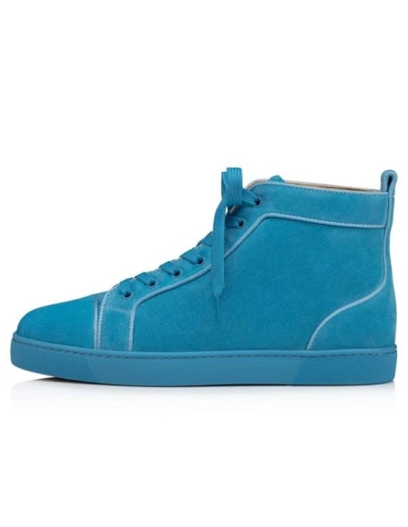 cheap Christian Louboutin High-top Louis Orlato Panorama Veau Velours sale