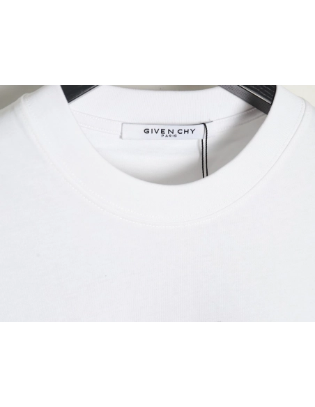 Givenchy floral embroidered lettering logo short sleeves,cheap Givenchy