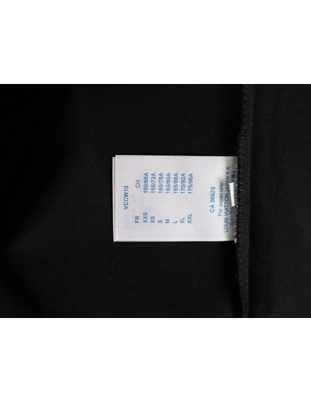 Louis Vuitton handpainted graffiti lettering print short sleeves,cheap Louis Vuitton