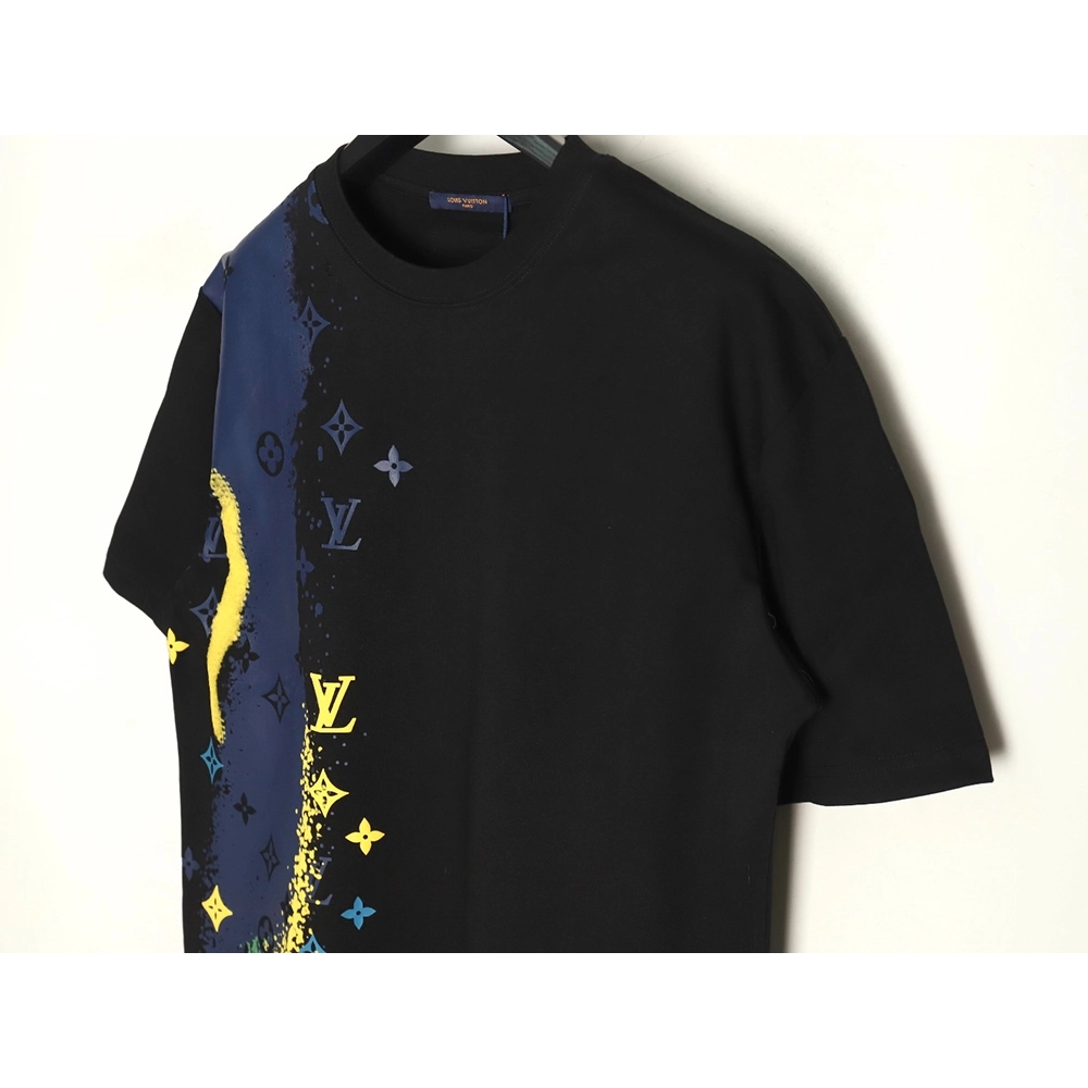 Louis Vuitton inkjet presbyopic print short sleeves,cheap Louis Vuitton