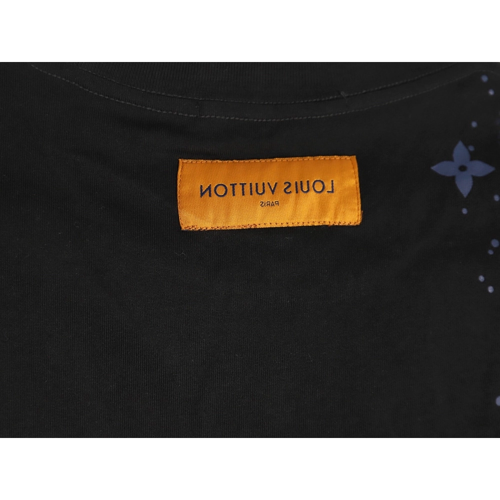 Louis Vuitton inkjet presbyopic print short sleeves,cheap Louis Vuitton