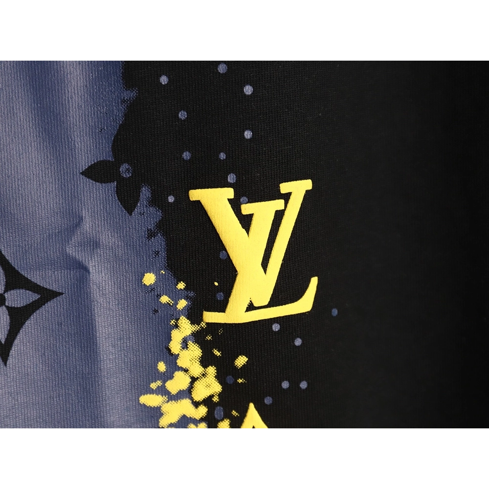 Louis Vuitton inkjet presbyopic print short sleeves,cheap Louis Vuitton