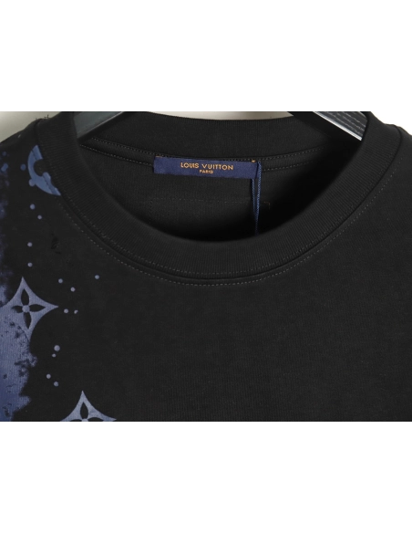 Louis Vuitton inkjet presbyopic print short sleeves,cheap Louis Vuitton