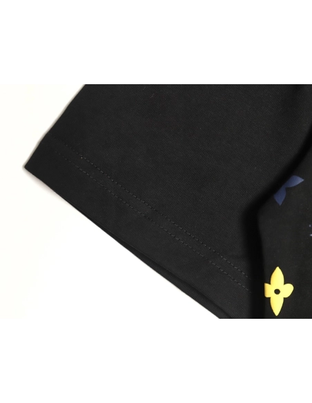 Louis Vuitton inkjet presbyopic print short sleeves,cheap Louis Vuitton