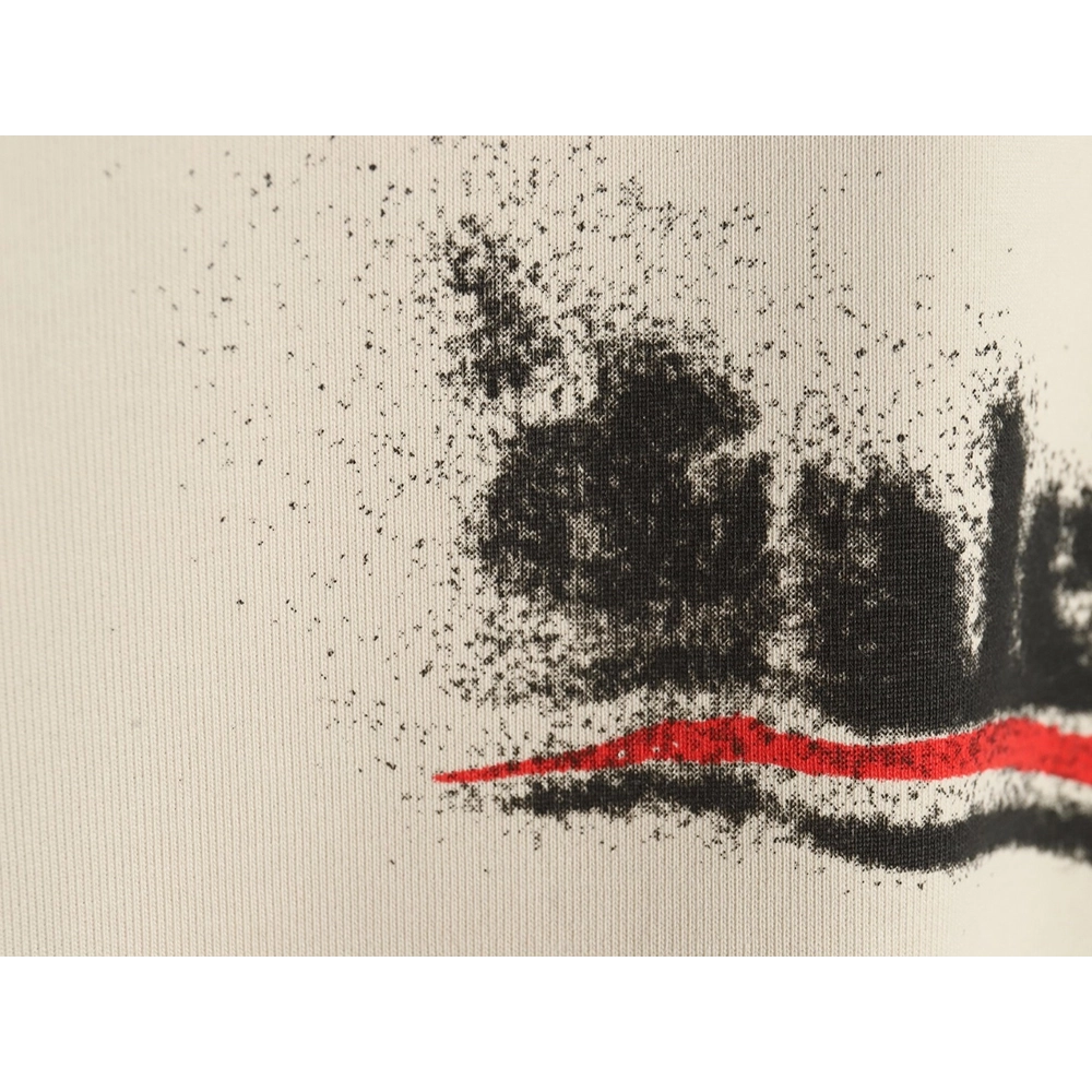 Balenciaga Blurred Coke Print Short Sleeve TShirt,cheap Balenciaga