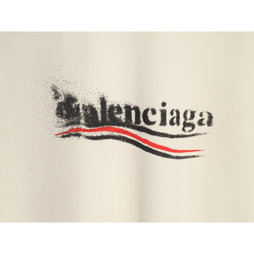 Balenciaga Blurred Coke Print Short Sleeve TShirt,cheap Balenciaga