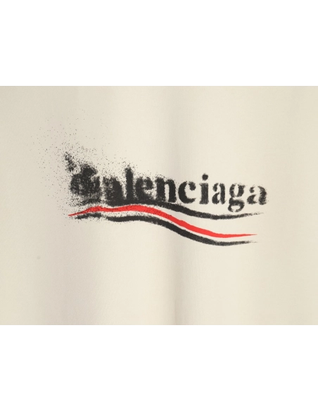 Balenciaga Blurred Coke Print Short Sleeve TShirt,cheap Balenciaga