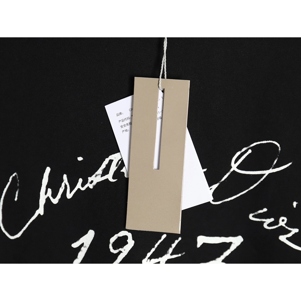 Dior 1947 signature lettering print short sleeves,cheap Dior