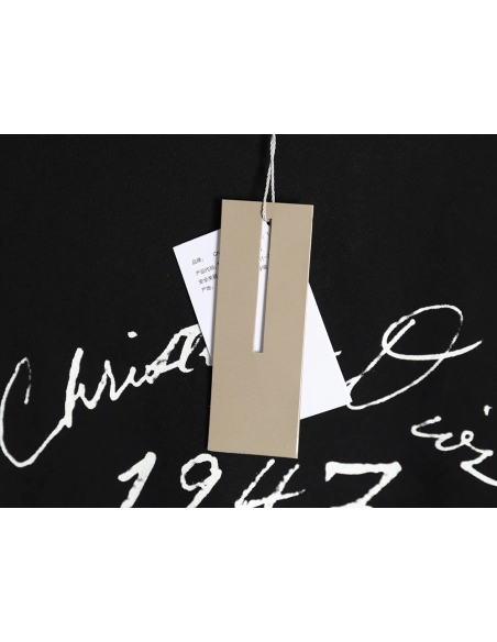Dior 1947 signature lettering print short sleeves,cheap Dior