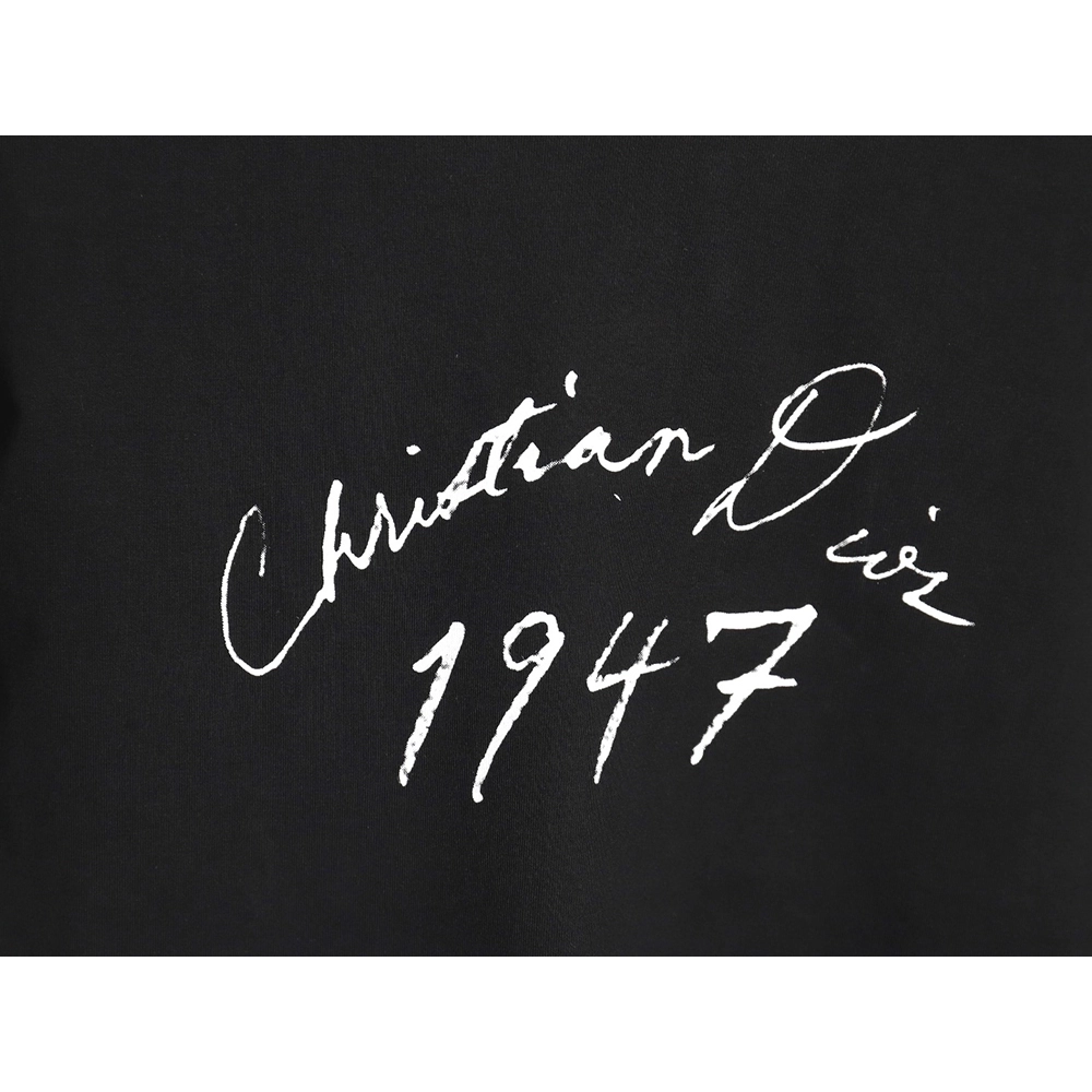Dior 1947 signature lettering print short sleeves,cheap Dior