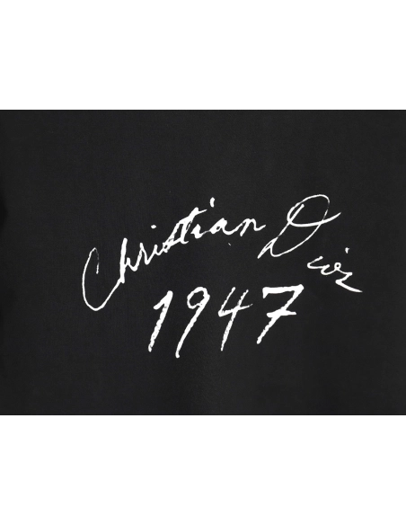 Dior 1947 signature lettering print short sleeves,cheap Dior