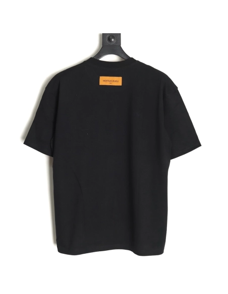 Louis Vuitton embroidered logo badge shortsleeved Tshirt,cheap Louis Vuitton