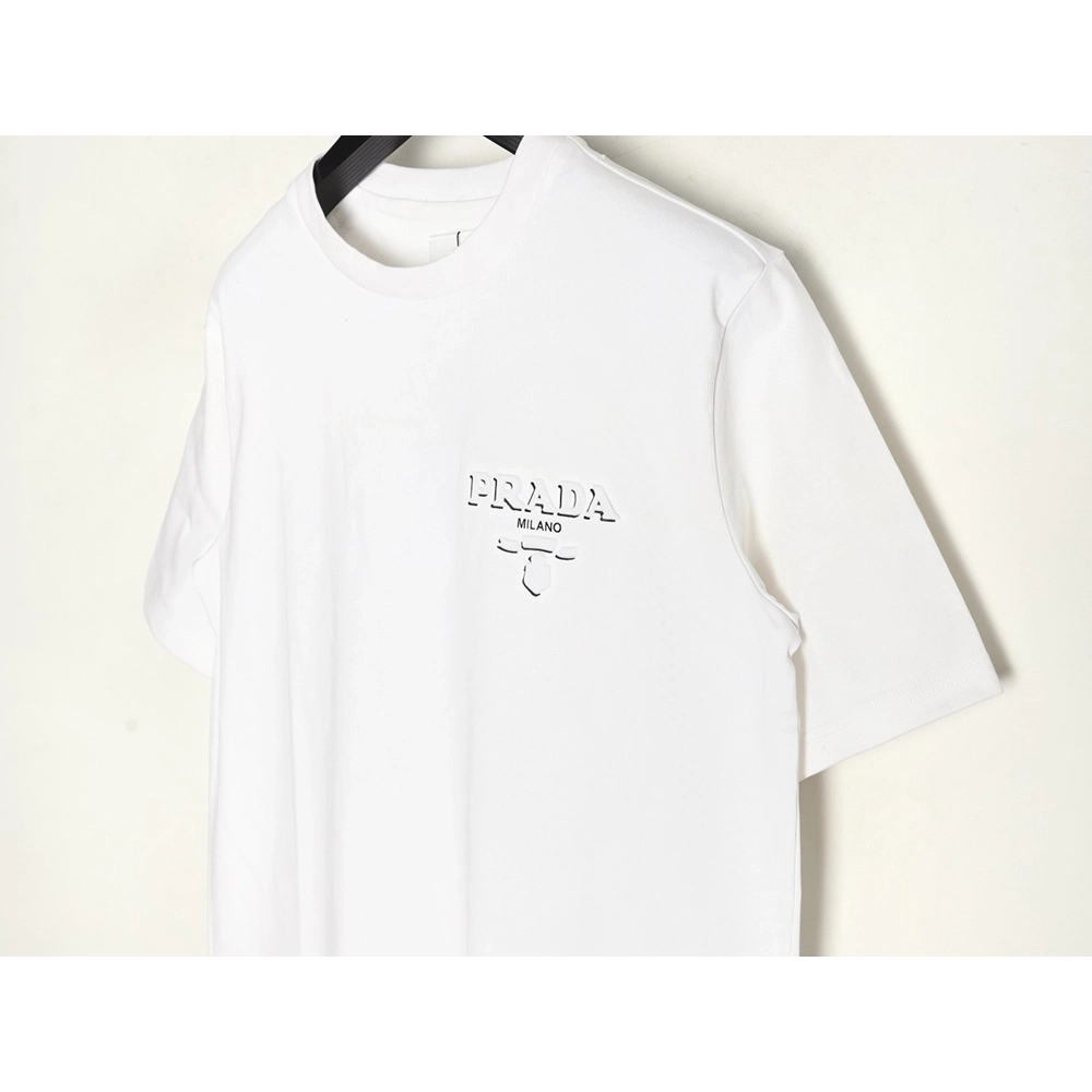 Prada Logo Laminated Short Sleeve,cheap Prada