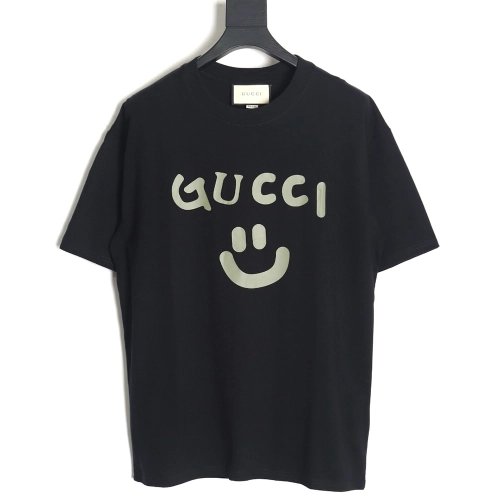 Gucci Smiley Face Print Short Sleeve,cheap Gucci