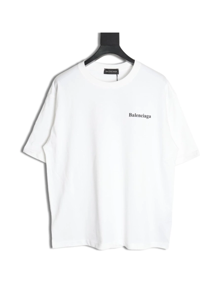 Balenciaga lettering print short sleeves,cheap Balenciaga