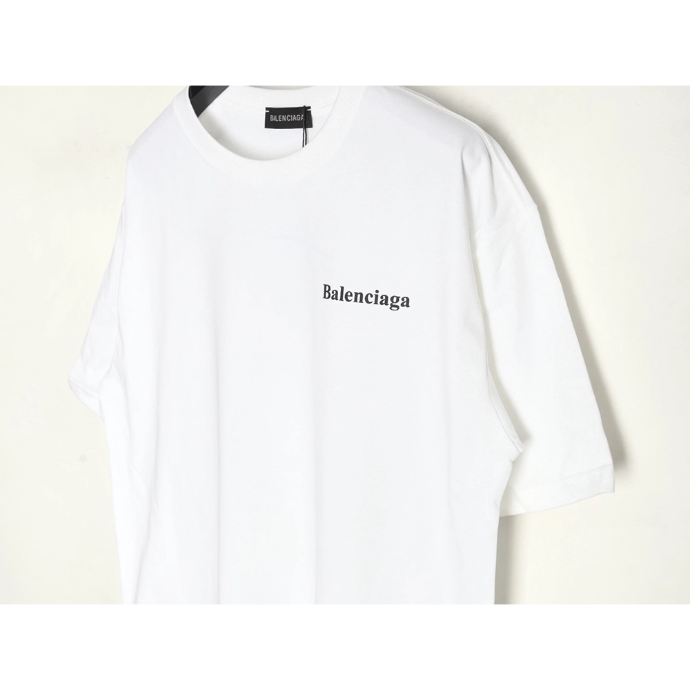 Balenciaga lettering print short sleeves,cheap Balenciaga