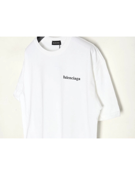 Balenciaga lettering print short sleeves,cheap Balenciaga