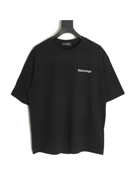 Balenciaga lettering print short sleeves,cheap Balenciaga