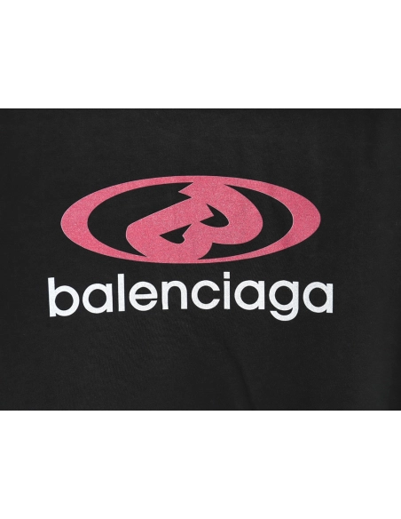 Balenciaga lettering print short sleeves,cheap Balenciaga