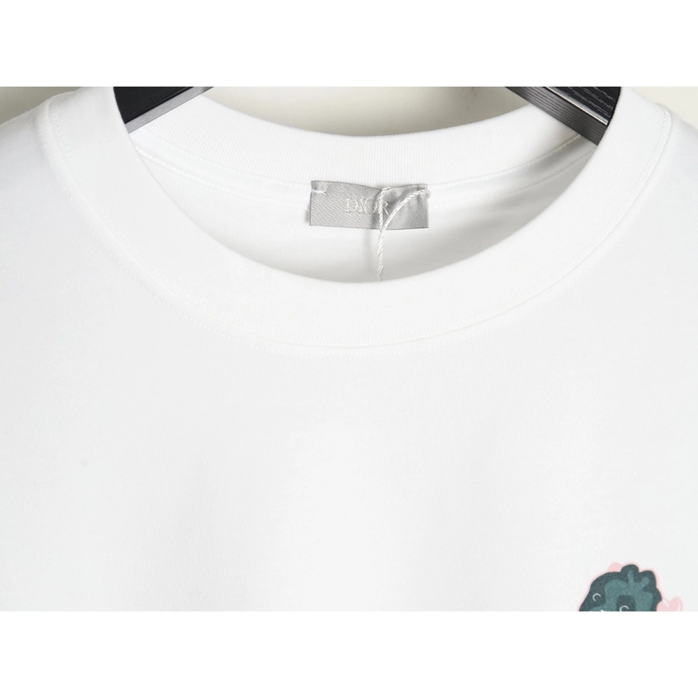 Dior Dragon Printed Letter Short Sleeve TShirt,cheap Dior
