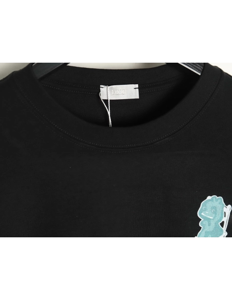 Dior Dragon Printed Letter Short Sleeve TShirt,cheap Dior