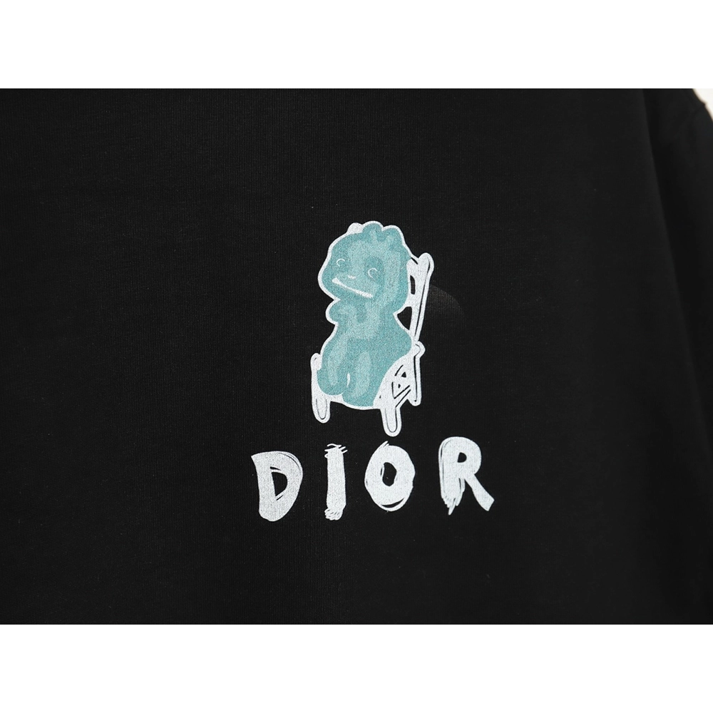 Dior Dragon Printed Letter Short Sleeve TShirt,cheap Dior