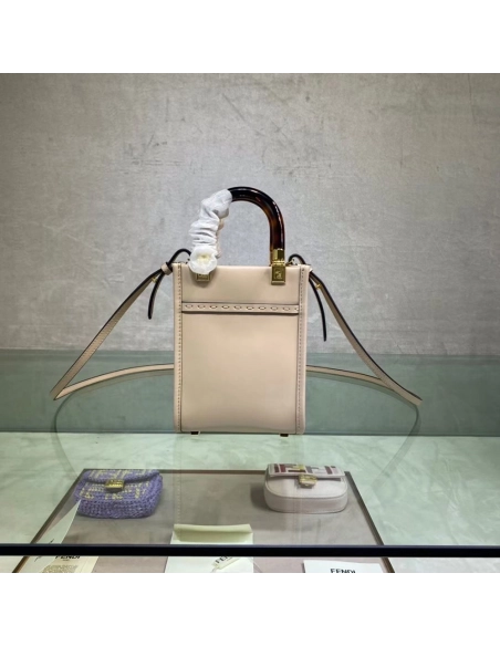 Fendi Mini Sunshine Tote Bags 8BS051 13X18X6.5cm,cheap Fendi Bags