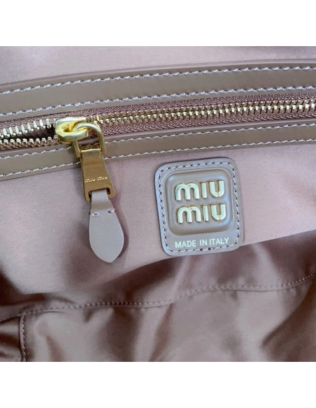 Miu Miu Beau leather tophandle bags 5BB172 17X30X8.5cm,cheap Miu Miu Bags
