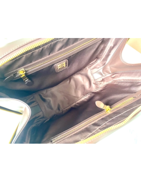 Miu Miu Leather Beau bags 5BB117 23X34X10cm,cheap Miu Miu Bags