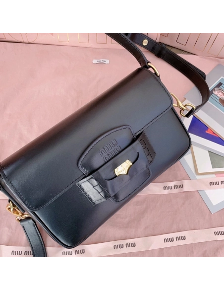 Miu Miu Penny leather bags 5BD270 23X13.5X5cm,cheap Miu Miu Bags