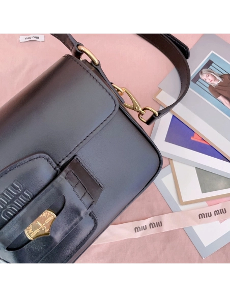 Miu Miu Penny leather bags 5BD270 23X13.5X5cm,cheap Miu Miu Bags