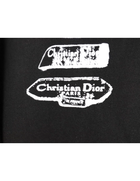 Dior flocked print logo short-sleeve TSK1,Dior