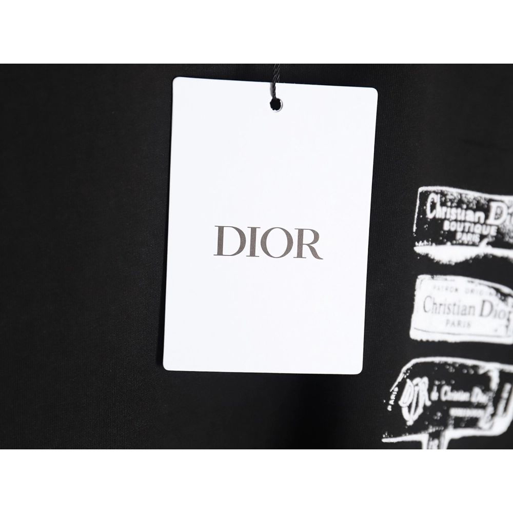 Dior flocked print logo short-sleeve TSK1,Dior