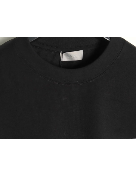 Dior flocked print logo short-sleeve TSK1,Dior