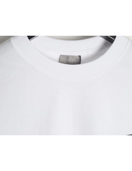 Dior flocked print logo short-sleeve,Dior