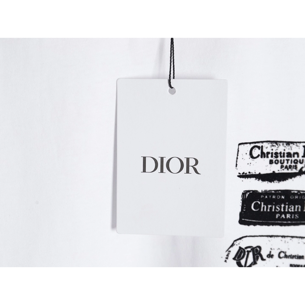 Dior flocked print logo short-sleeve,Dior